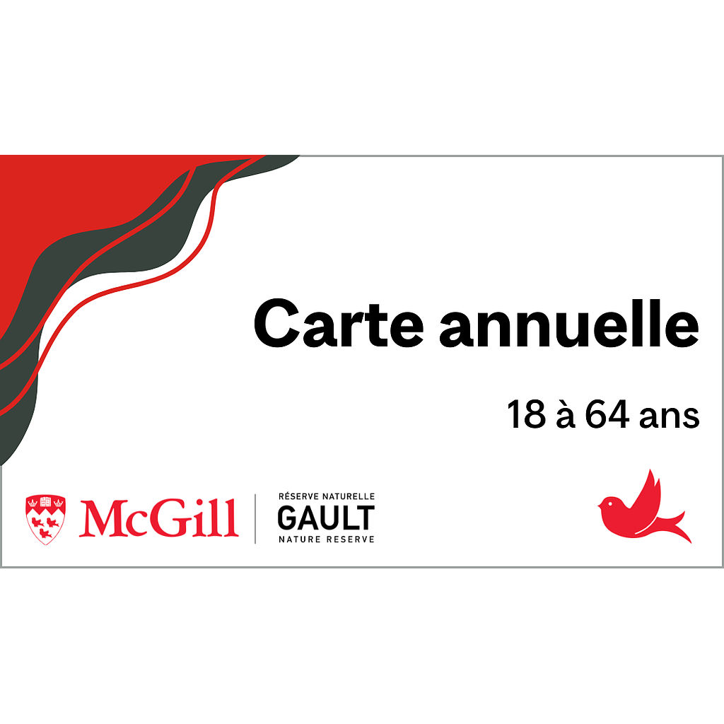 Carte annuelle - 18-64 ans